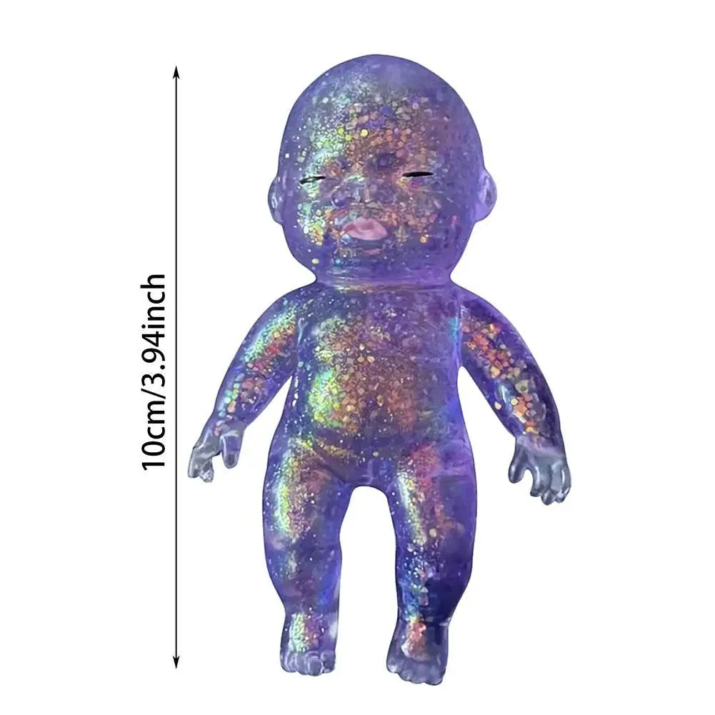 Squishy Maltose Sugar Baby Squeeze Toy Kawaii Baby Stretchable Slow Rising Fidget Toy for Adults Stress Anxiety Relief Kids Gift