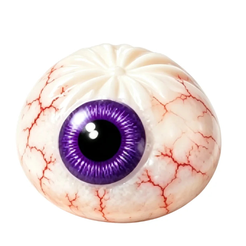 Halloween Ghost Dumpling Squishy Toy, Ghost Pumpkin Eyeball Slow Rising Stress Relief Squeeze Toy For Halloween Party