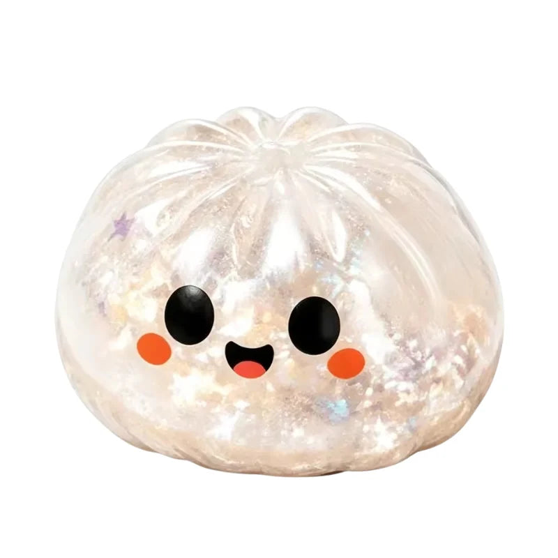 Halloween Ghost Dumpling Squishy Toy, Ghost Pumpkin Eyeball Slow Rising Stress Relief Squeeze Toy For Halloween Party
