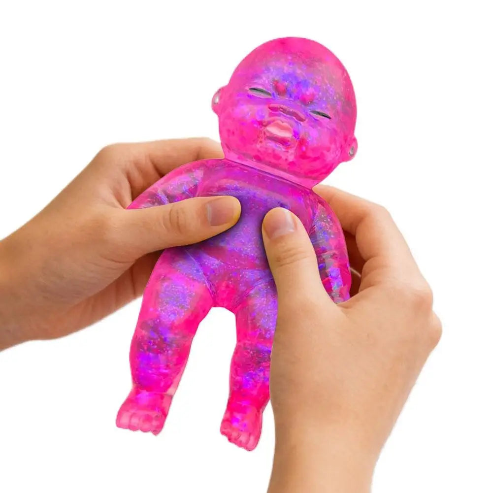 Squishy Maltose Sugar Baby Squeeze Toy Kawaii Baby Stretchable Slow Rising Fidget Toy for Adults Stress Anxiety Relief Kids Gift