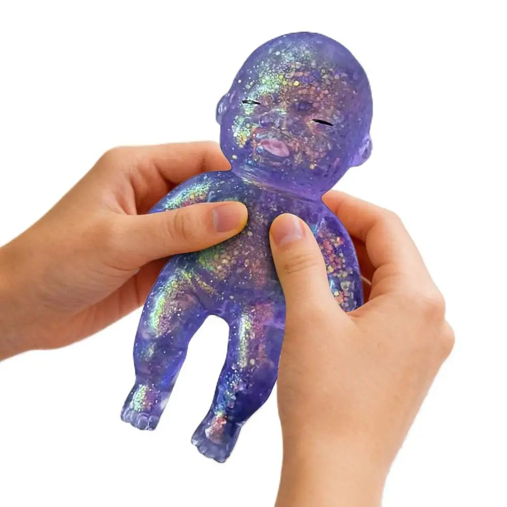 Squishy Maltose Sugar Baby Squeeze Toy Kawaii Baby Stretchable Slow Rising Fidget Toy for Adults Stress Anxiety Relief Kids Gift