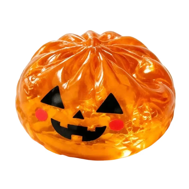 Halloween Ghost Dumpling Squishy Toy, Ghost Pumpkin Eyeball Slow Rising Stress Relief Squeeze Toy For Halloween Party