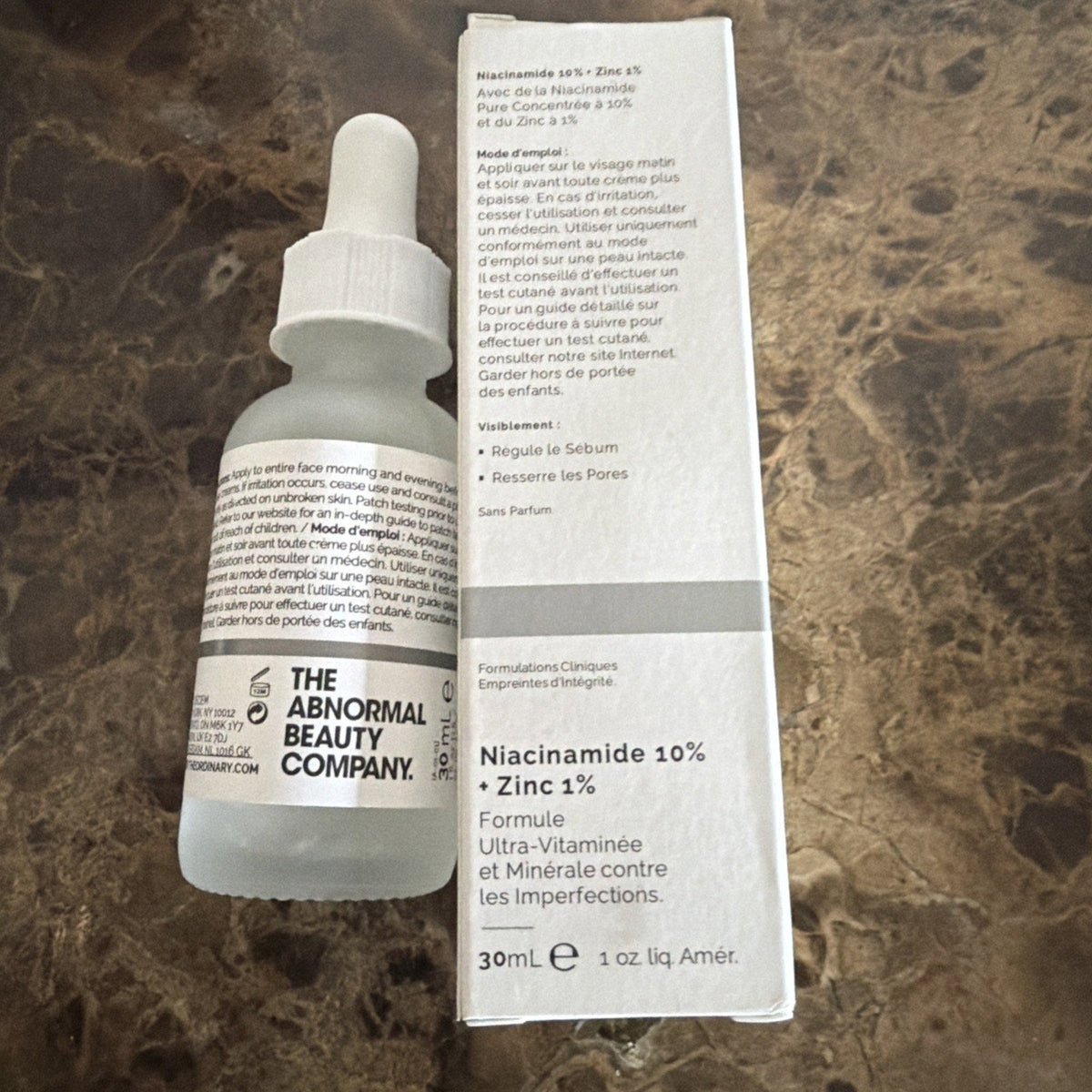 The Ordinary Niacinamide 10% + Zinc 1% Oil Control Serum, 30 mL / 1 oz, Full SZ